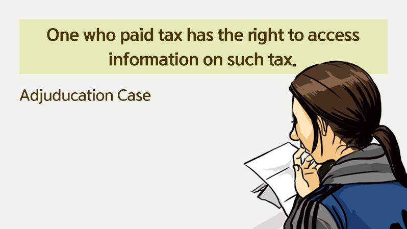 Cases 10_one who paid tax has the right to access information on such tax